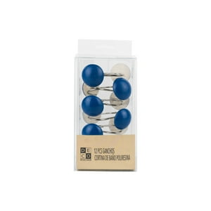 Decoexpress - Set Ganchos Poliresina Azul