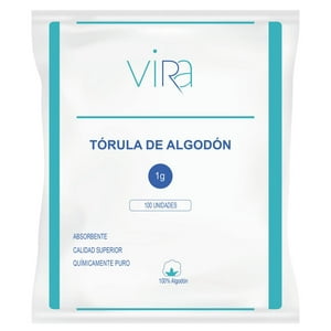 Genérico - Tórulas De Algodón Premium 1Gr X 100 Unidades | Vira Blanco