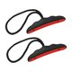 thumbnail image 1 of 2x Manijas De Kayak Manijas De Kayak Resistentes Para La Playa De Canoas Surf De Paleta Rojo Negro, 1 of 5