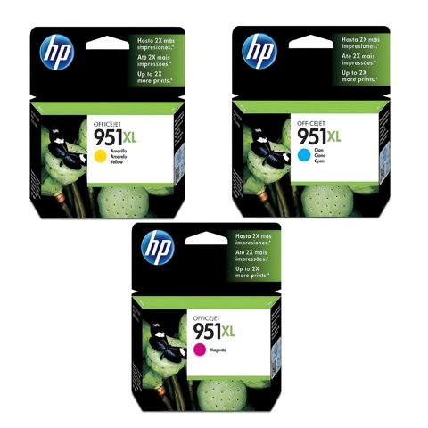 Cartuchos De Tinta Hp 951Xl Myc Pack Original