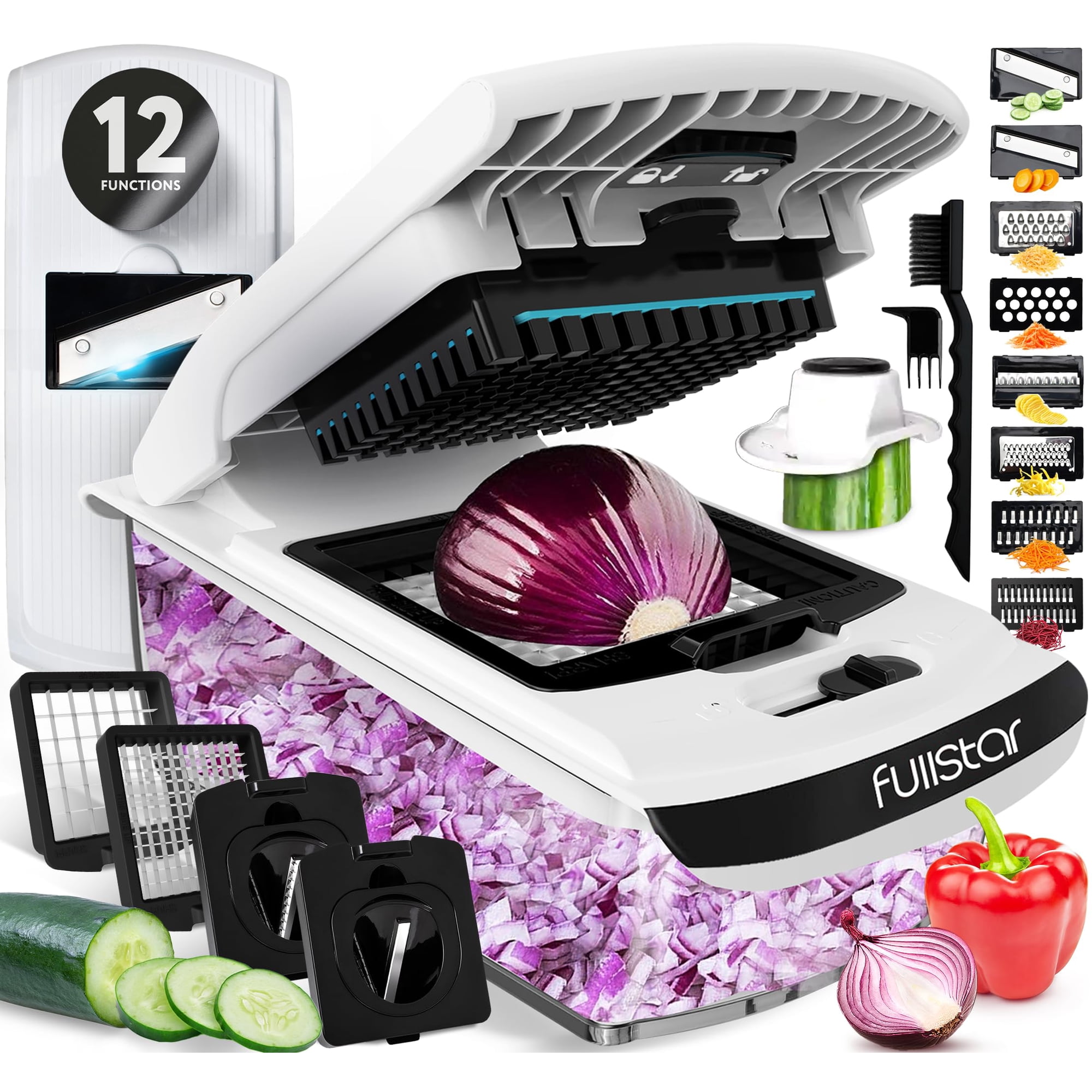 Picador De Verduras Fullstar Mandoline Slicer Y Rallador De Queso