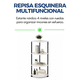 thumbnail image 2 of Repisa Esquinera 4 Niveles con Ruedas Móvil 113x40cm Orden y Estilo en Cada Rincón, 2 of 10