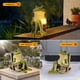 thumbnail image 4 of Estatua De Jardín En Miniatura Con Forma De Rana Luces Solares De Resina De 10 Cm, 4 of 6