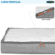 thumbnail image 4 of Bolso Organizador Bajo Cama Carry All 70 Litros Almacenaje Gris, 4 of 5
