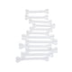 thumbnail image 2 of 12x Accesorios De Disfraces Fiesta Hogar Vacaciones Halloween Huesos Accesorios Decoraciones, 2 of 5