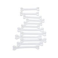 Magideal - 12X Accesorios Para Disfraces De Halloween, Adornos De Huesos, Modelos De Huesos En Miniatura, Simulación De Huesos De Esqueleto Para Jardín Y Vacacio