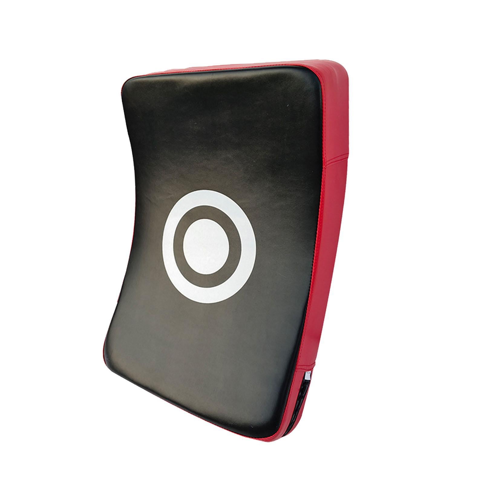 Ioensy - Mitones De Enfoque Curvos Para Boxeo, Saco De Boxeo Para Practicar Karate, Mma, Taekwondo, Almohadilla Para Patadas, Color Rojo