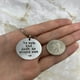 thumbnail image 2 of Be Safe - Don't Do Stupid Shit - Hand Stamped Keychain - Cute Couples Gift - Gifts For Teens 1pc, 2 of 4