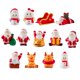 thumbnail image 1 of 13 Piezas De Kits De Adornos Navide?os En Miniatura, Figuras Navide?as De Chimenea De Dibujos Animados, 1 of 2