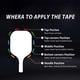 thumbnail image 5 of Cinta de plomo para pickleball ORBEIN, 30 unidades, 3 g, con tiras adhesivas 3M, 5 of 7