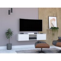 Tuhome - Panel Tv 49"" Glen 2 Puertas Blanco