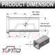 thumbnail image 2 of Adaptador de enganche para remolque TOPTOW 64028HP, acero al carbono 2-1/2 a 2, 2 of 6