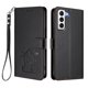 thumbnail image 1 of Funda Volteable con Diseño de Gato para Samsung Galaxy S21 Plus, Negro, 1 of 6