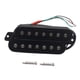 thumbnail image 3 of Pastilla Humbucker De 7 Cuerdas, Profesional, De Bajo Ruido, De Doble Bobina, Fácil De Instalar, Color Negro Y Plateado, 52 Mm, 3 of 5