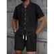 thumbnail image 2 of Conjunto Hombre 2 Piezas Short Camisa Textura Tendencia Urbana 0279, 2 of 3