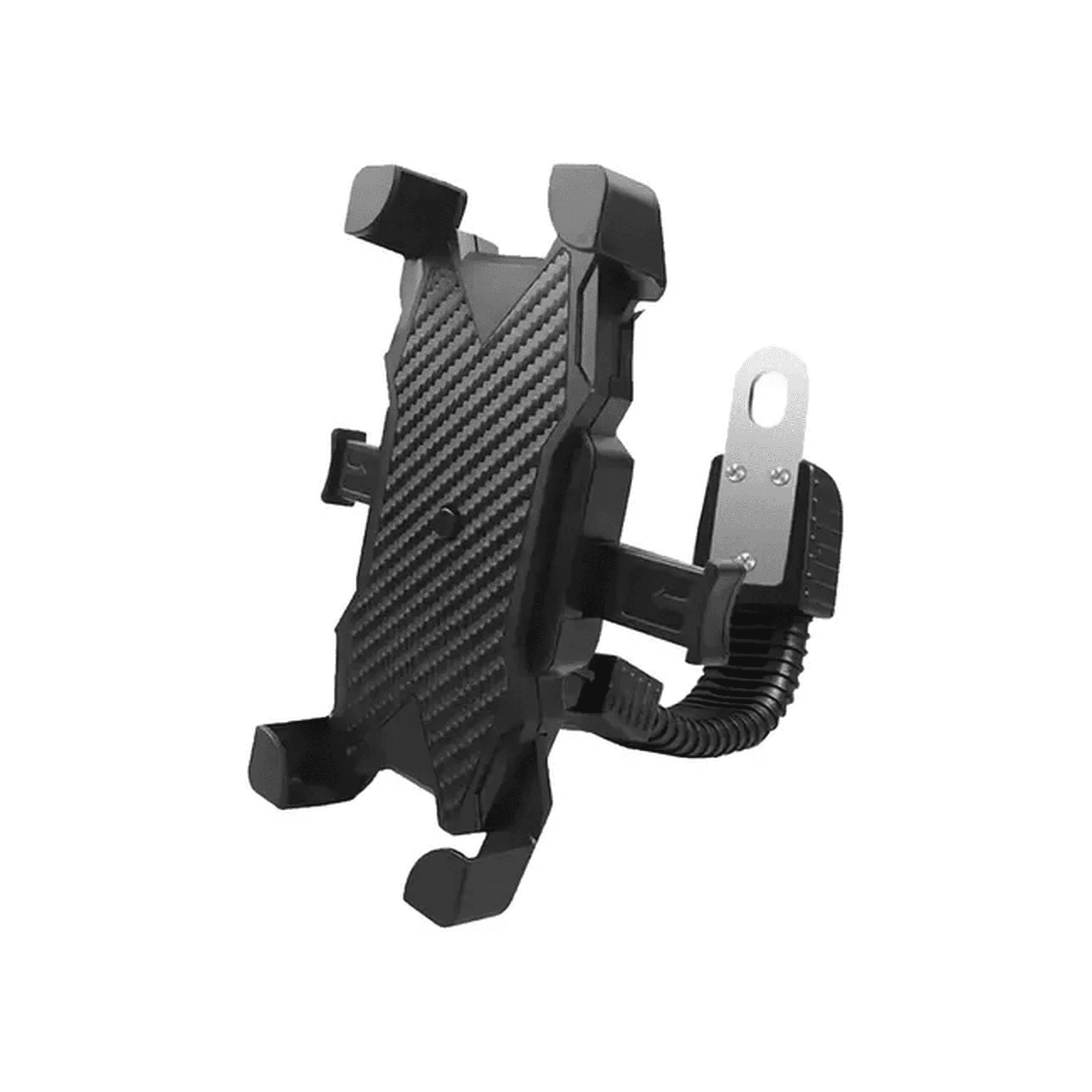 Genérico - Soporte Celular Moto Scooter, Agarre Del Espejo, Regulable, Color Negro