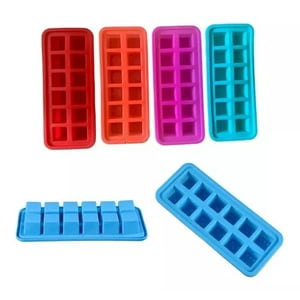 Cubetera De Silicona Para 12 Cubos – Colores Surtidos