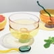 thumbnail image 5 of Cuencos de vidrio para ensalada o pasta - Cuenco de vidrio de colores con cuchara - Frutero transparente - Apto para lavavajillas, 5 of 5