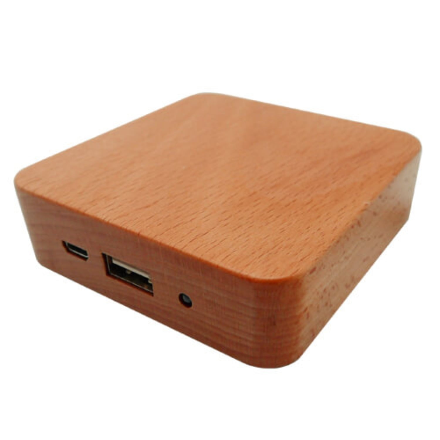 Importclick - Power Bank Bateria Externa Bambú Deluxe Usb/micro Usb