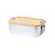 thumbnail image 1 of Contenedor Tupper Hermético Acero Inox. Bambú Plastil 800 Ml, 1 of 3