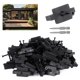 thumbnail image 1 of Abrazaderas ocultas para deck Yeipower 250 piezas Clips en T de nylon para composite, 1 of 7