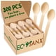 thumbnail image 1 of Cucharas de madera ECOSANX, 300 unidades, para comer, 6,5 cm, sin astillas, 1 of 7