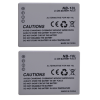 Genérico - 2 Baterías Nb-10L Canon Alternativa