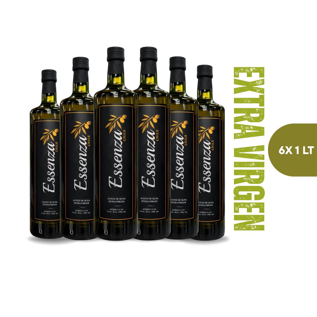 Aceite De Oliva Extra Virgen Premium Essenza 6x 1 Litro