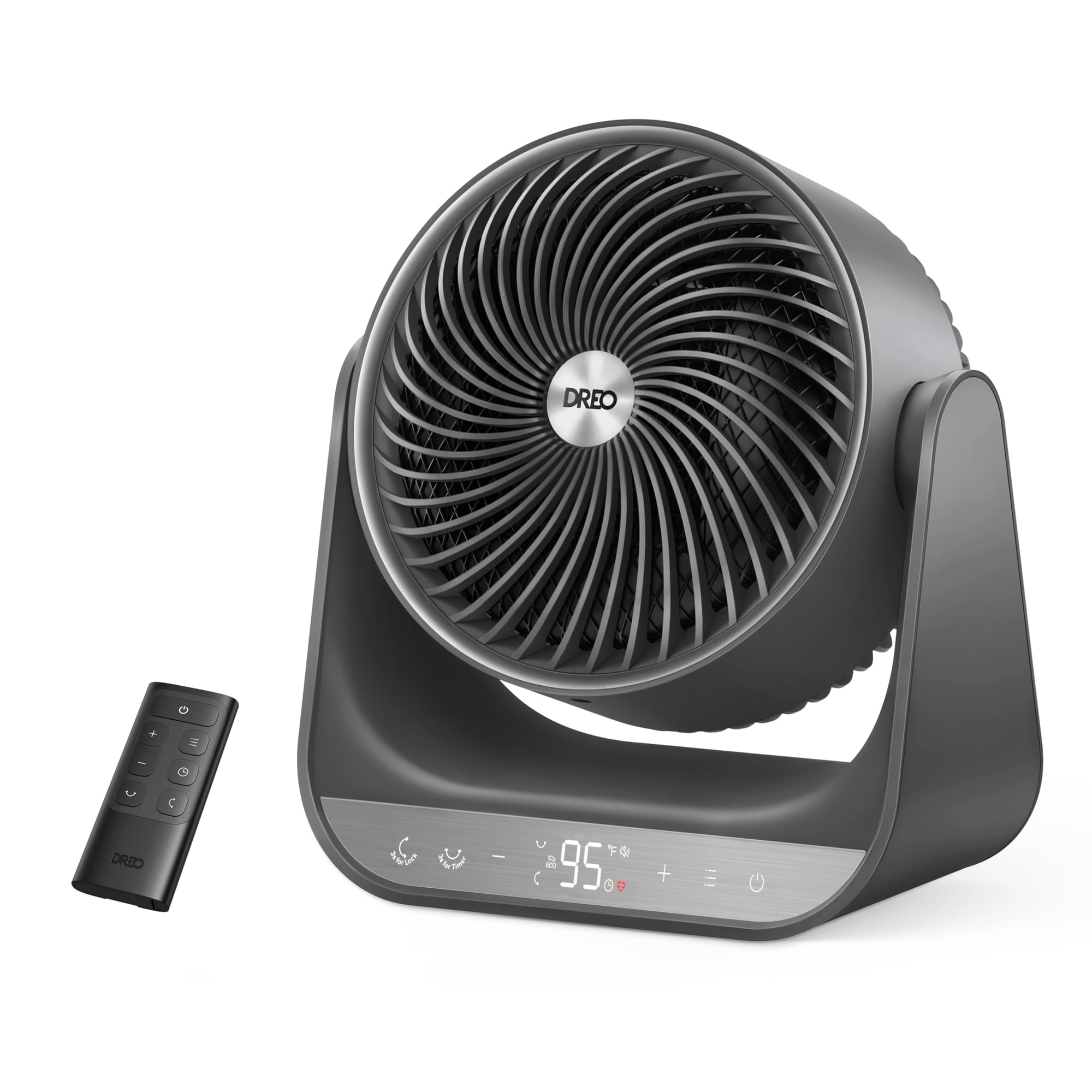 Calefactor Dreo 714 Con Oscilación 3d De 1500w Gris