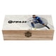 thumbnail image 1 of FIFA-theme Wooden Storage Box Rustic Wood Organizer Box Decorative Keepsake Box Multipurpose Desktop Storage Chest for Home Office Jewelry Trinkets Crafts Supplies, 1 of 6
