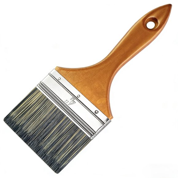 Brocha Greatandrew de 10 cm con mango de madera – Grande