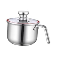 Magideal - Cacerola Para Leche, Utensilios De Cocina Multiusos, Fácil De Limpiar, Olla Para , Olla Para Sopa Para Recalentar Sopas, Hogar, Restaurante, 10X145X10Cm