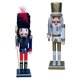 thumbnail image 3 of Figuras De Cascanueces De 2 Uds. De 12 Pulgadas, Figuras Decorativas De Navidad, Decoración Hecha A Mano, Estilo F, 3 of 5