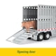 thumbnail image 2 of Toy ERTL Freightliner 122SD Semi con remolque de ganado 1/32, 2 of 7