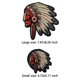 thumbnail image 5 of Parche HinchJone Cabeza de Jefe Indio con Plumas – Pack de 2, 5 of 7