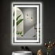 thumbnail image 1 of Espejo LED para baño Sweetcrispy, 36 x 24 pulgadas, antivaho, 1 of 3