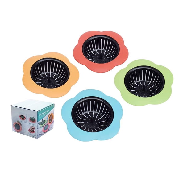 Colador para fregadero Tmflove, paquete de 4, con coladores para vertido
