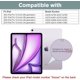 thumbnail image 2 of Smart Case ProCase para iPad Pro 12.9 de 6.ª, 5.ª, 4.ª y 3.ª generación, color rojo, 2 of 9