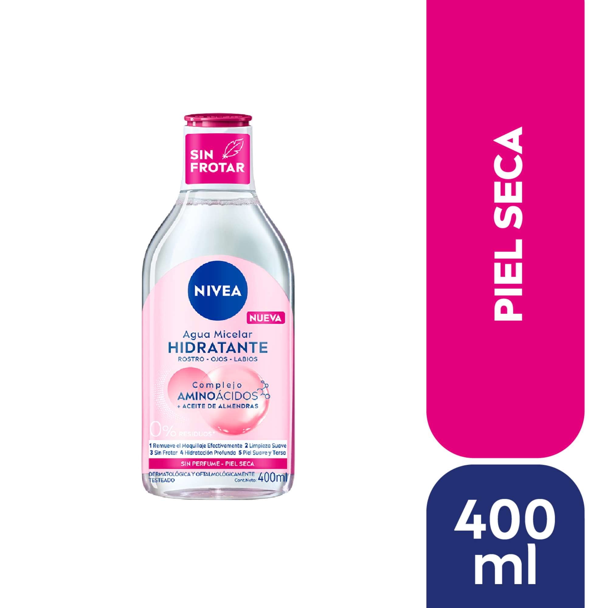 Agua Micelar Hidratante Para Piel Seca 400 ml Nivea