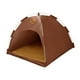 thumbnail image 2 of Tienda De Campaña Para Gatos, Portátil, Suave, De Verano, Plegable, Cama Para Perros Pequeños Para El Hogar, Camping, Interior, L, Marrón, 2 of 3
