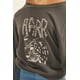 thumbnail image 4 of Una Sudadera Gráfica de Felpa Francesa Teñida en Prenda en Color Carbón., 4 of 4