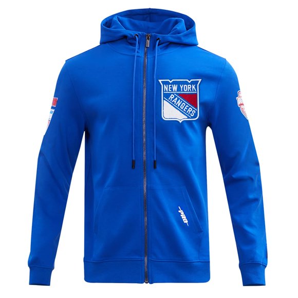 Sudadera con capucha Pro Standard NHL Rangers azul real Talla S