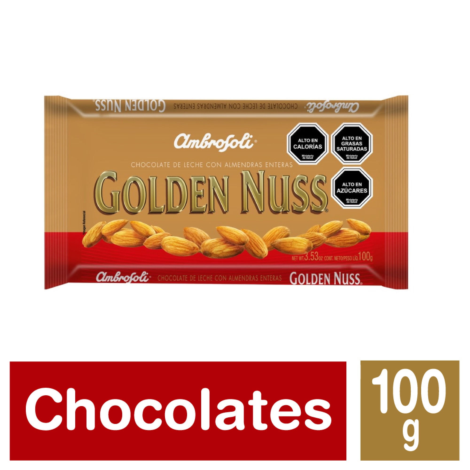 Chocolate Golden Nuss 100 g Ambrosoli