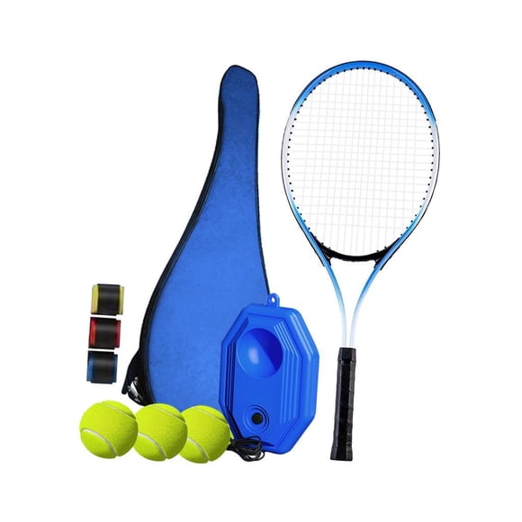 Juego de rebotes de tenis con pelota de tren de tenis, práctico profesional, autoejercicios de entrenamiento en solitario para principiantes en juegos Estilo A