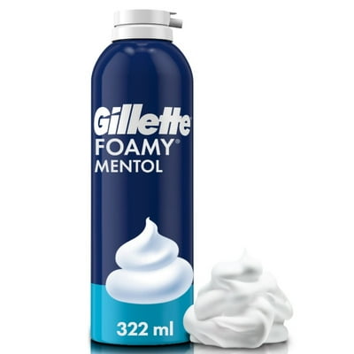 Espuma De Afeitar Refrescante Foamy Mentol 322 Ml Gillette