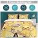 thumbnail image 5 of Pikachu Bed Duvet Cover Funny Anime Cartoon Bedding Sets Lightweight 3 Piece Comforter Sets, 5 of 5