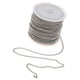 thumbnail image 3 of Collar De Cadena De Cable De Acero Inoxidable Plateado Para Hombres Y Mujeres Manualidades 2 2 Mm, 3 of 5