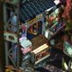 thumbnail image 5 of Kit de rincón de libro de madera 3D Anavrin Kowloon Walled City con LED, 5 of 9