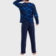 thumbnail image 2 of Pijama Largo Micropolar Multicolor Talla L, 2 of 3