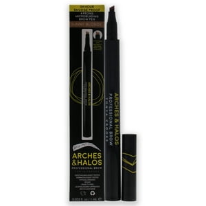 Arches And Halos - Lápiz Moldeador De Cejas Microblading - Rubio Soleado De Para Mujeres - Lápiz Para Cejas De 0,026 Oz